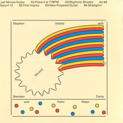 Stephen Vitiello With Brendan Canty, Hahn Rowe — Second vinyl cover
