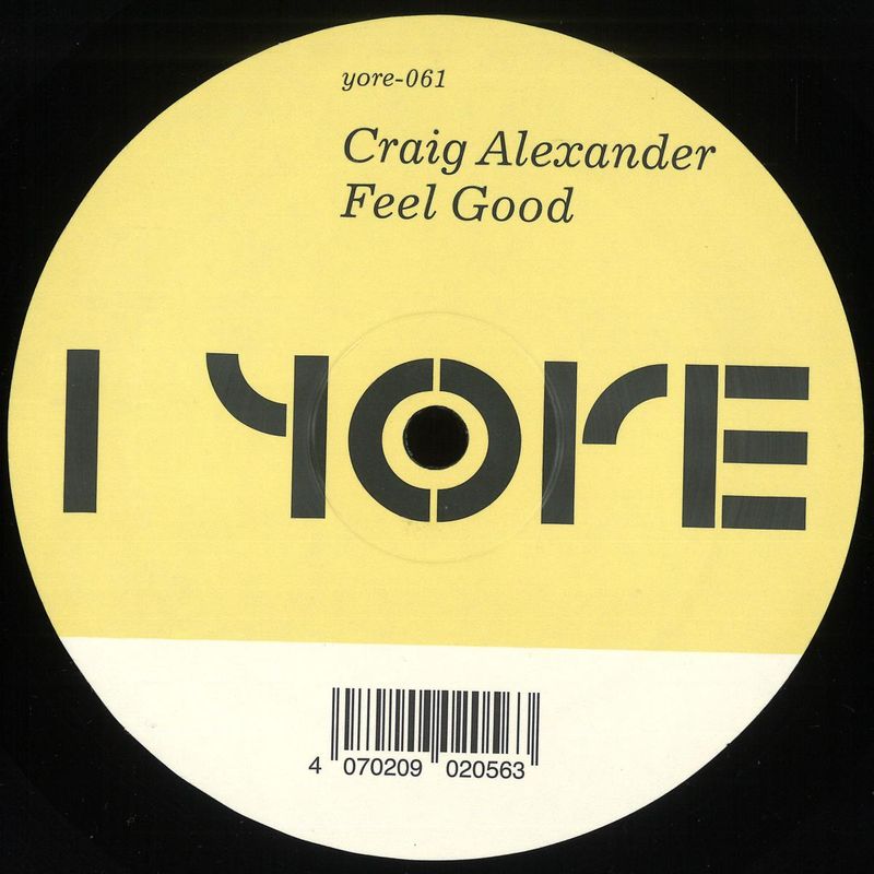 Craig Alexander — Feel Good EP vinyl cover