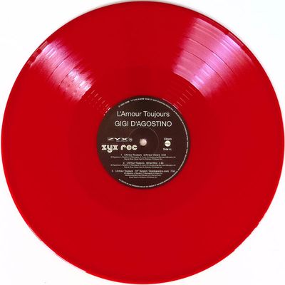 Gigi D‘Agostino — L‘Amour Toujours vinyl cover