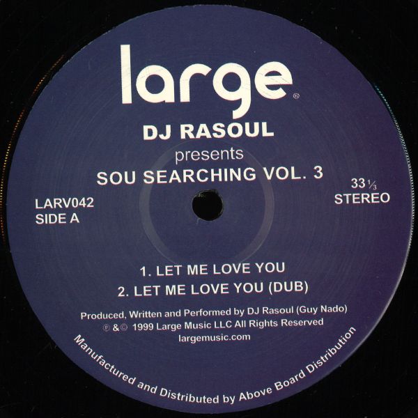 Dj Rasoul — Soul Searching Vol. 3 vinyl cover