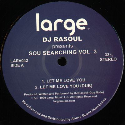 Dj Rasoul — Soul Searching Vol. 3 vinyl cover