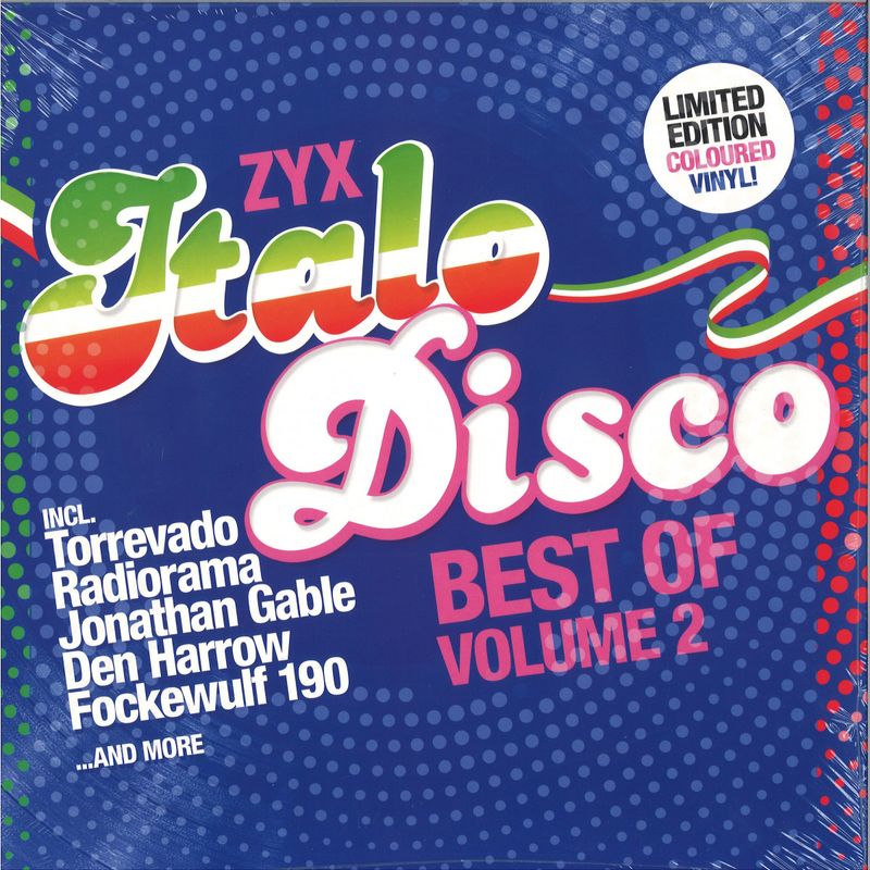 Various — ZYX Italo Disco: Best Of Vol.2 (2x12") vinyl cover
