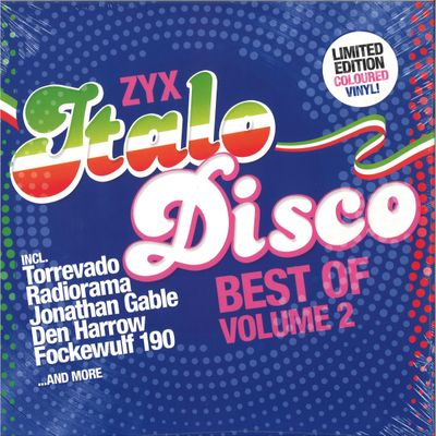Various — ZYX Italo Disco: Best Of Vol.2 (2x12") vinyl cover