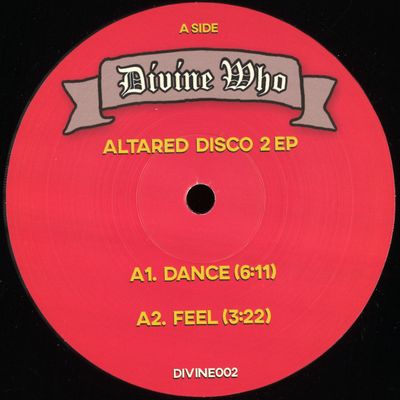 Divine Who — Altared Disco Vol 2 vinyl cover