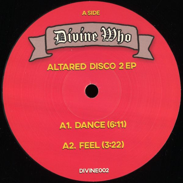Divine Who — Altared Disco Vol 2 vinyl cover