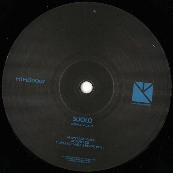 Suolo — Average Value EP vinyl cover