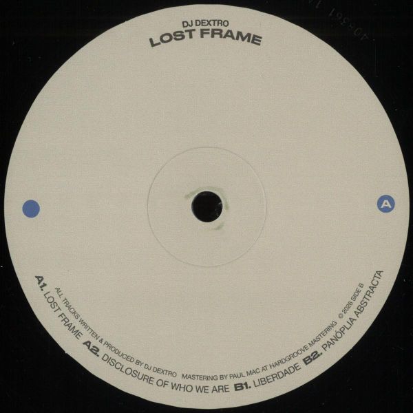 DJ Dextro — Lost Frame vinyl cover