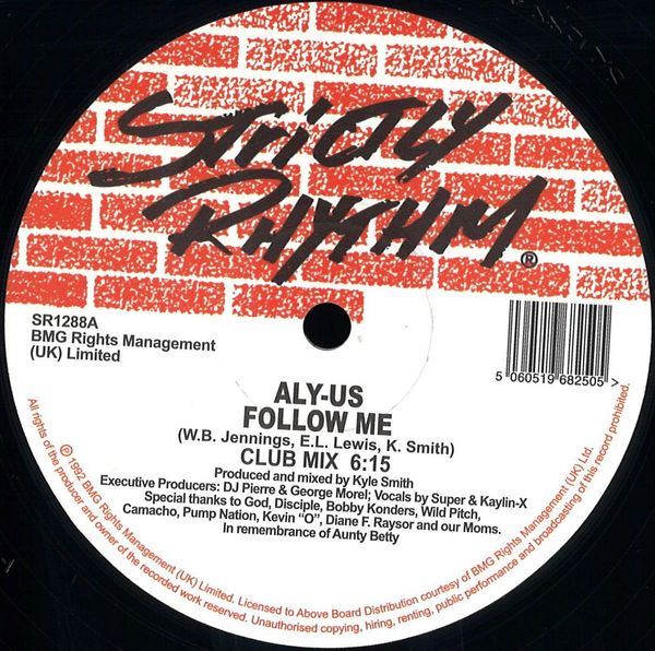 Aly-us — Follow Me vinyl cover