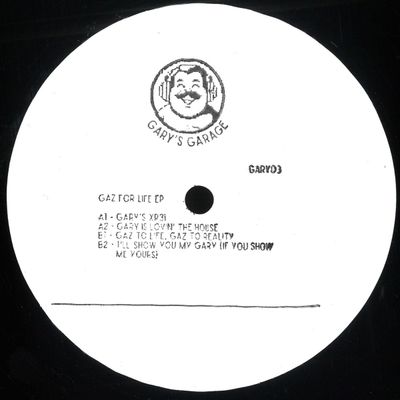 Gary’s Garage — Gaz For Life EP vinyl cover