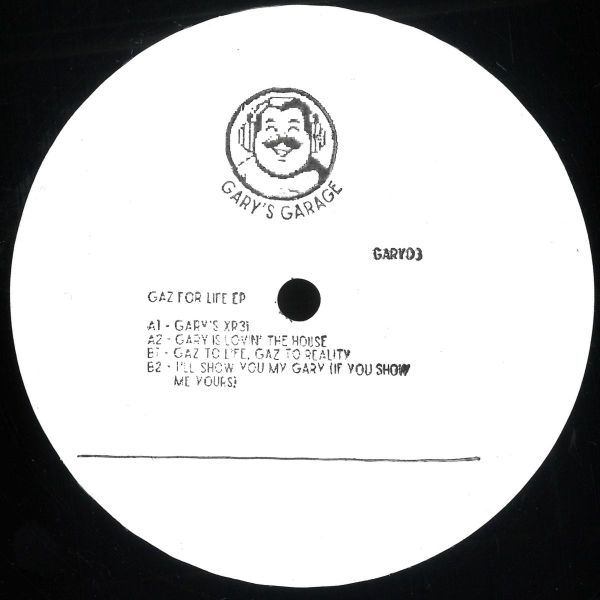 Gary’s Garage — Gaz For Life EP vinyl cover