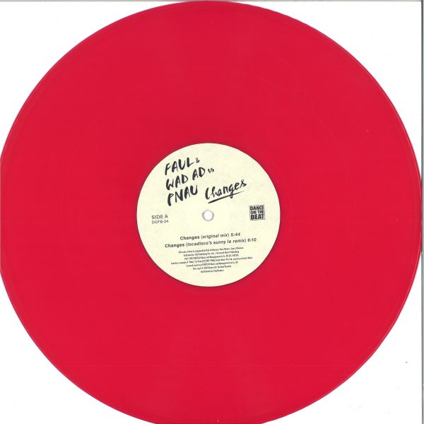 Faul, Wad Ad, Pnau — Changes vinyl cover