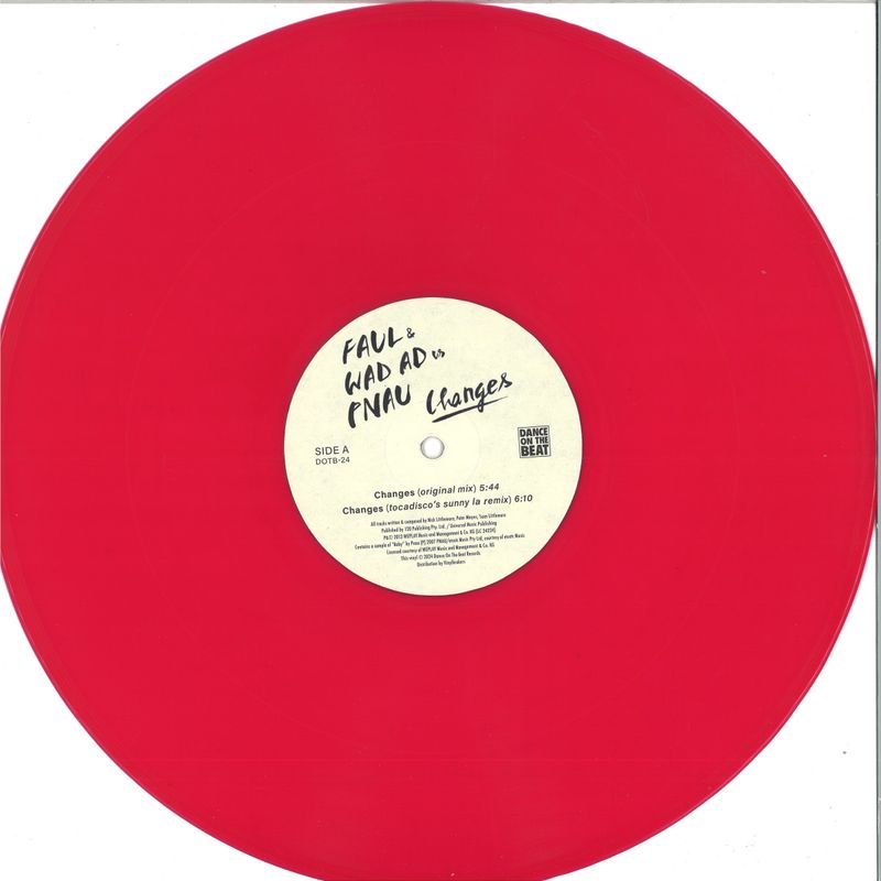 Faul, Wad Ad, Pnau — Changes vinyl cover