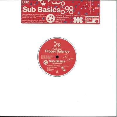 Sub Basics — Lighthouse EP vinyl cover