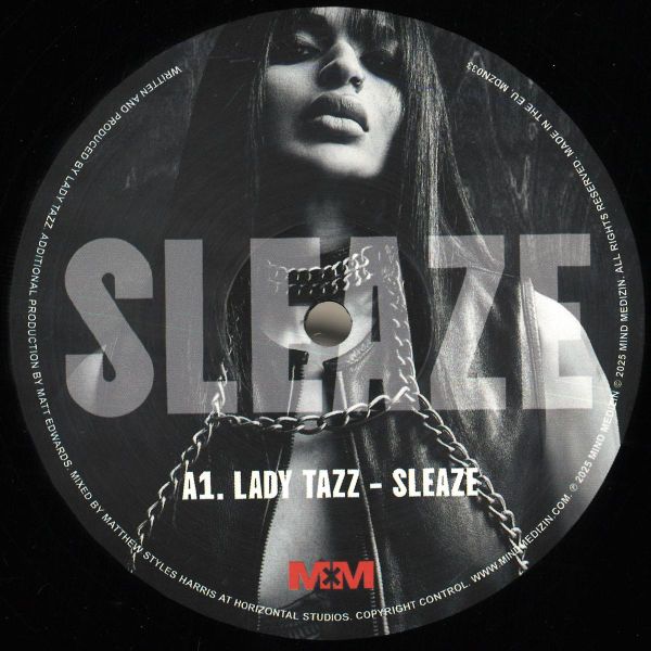 Lady Tazz — Sleaze vinyl cover