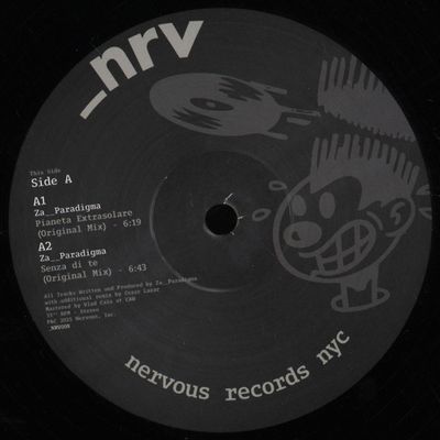 Za__Paradigma — NRV008 (Incl. Cezar Lazar Remix) vinyl cover