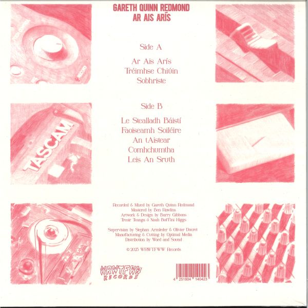 Gareth Quinn Redmond — Ar Ais Arís LP vinyl cover