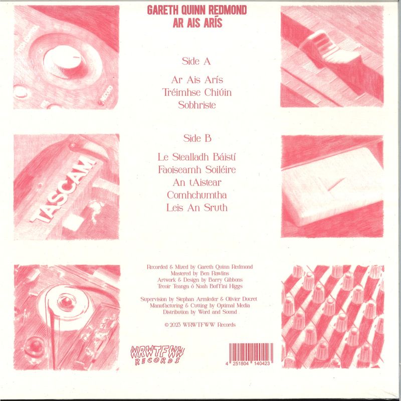 Gareth Quinn Redmond — Ar Ais Arís LP vinyl cover