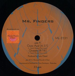 Mr Fingers — Mr Fingers 2016 vinyl cover