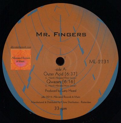 Mr Fingers — Mr Fingers 2016 vinyl cover
