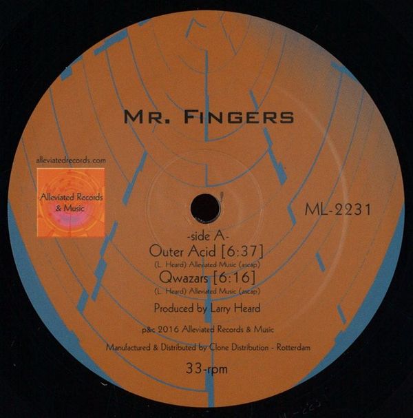 Mr Fingers — Mr Fingers 2016 vinyl cover