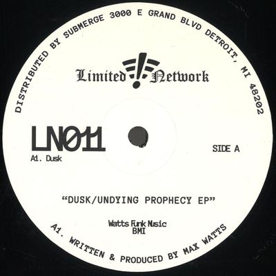 Max Watts, Keeno18 — Dusk / Undying Prophecy EP vinyl cover