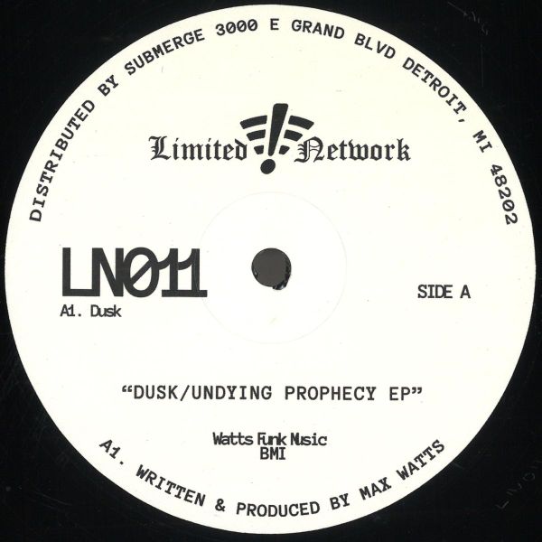 Max Watts, Keeno18 — Dusk / Undying Prophecy EP vinyl cover