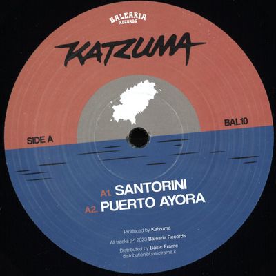 Katzuma — Santorini vinyl cover