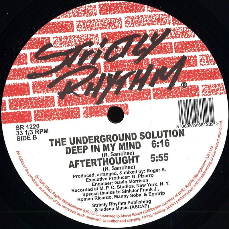 The Underground Solution — Luv Dancin vinyl cover