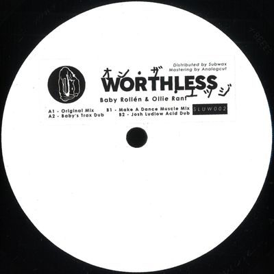 Baby Rollén, Ollie Rant — Worthless vinyl cover