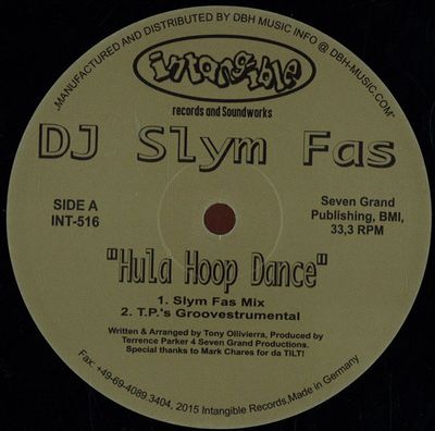 Dj Slym Fas — Hula Hoop Dance/ Memories vinyl cover