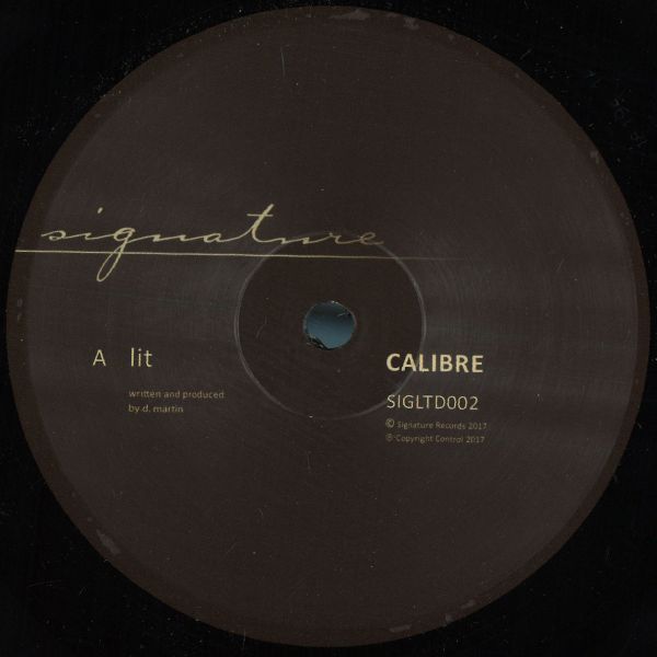 Calibre — Lit / Gentle Push vinyl cover