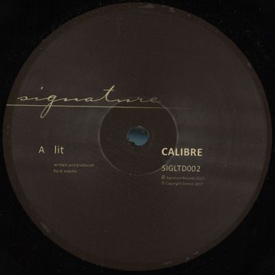 Calibre — Lit / Gentle Push vinyl cover