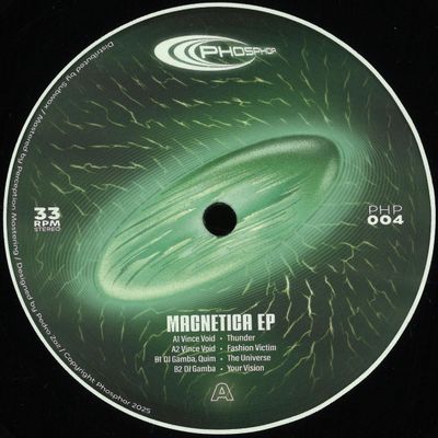 Vince Void, DJ Gamba — Magnetica EP vinyl cover