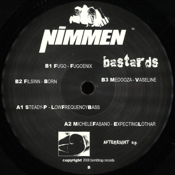 Nimmen Bastards — Aftereight Ep vinyl cover