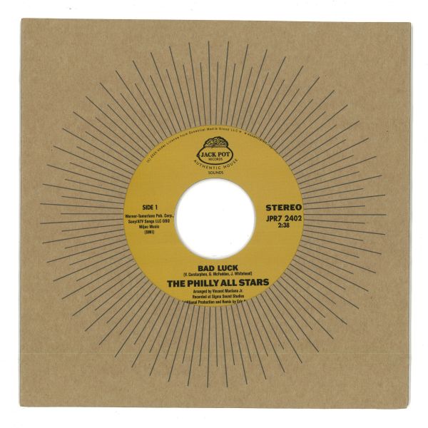 The Philly All Stars — Bad Luck vinyl cover