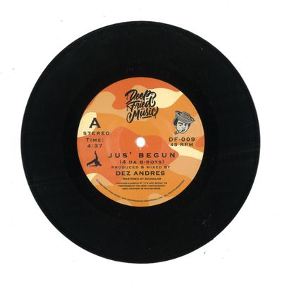 Dez Andres — Jus' Begun vinyl cover