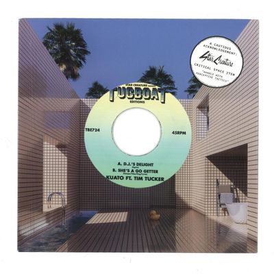 Kuato, Tim Tucker — D.J.'s Delight 7" vinyl cover