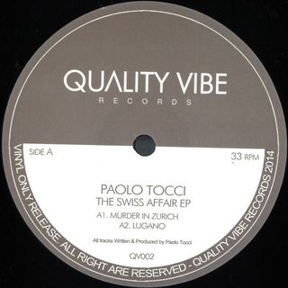 Paolo Tocci — The Swiss Affair Ep vinyl cover