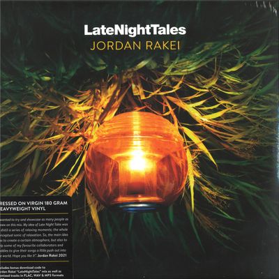Various, Jordan Rakei — Late Night Tales: Jordan Rakei 2x12" vinyl cover