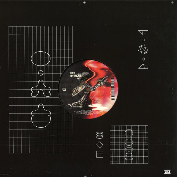 Teenage Mutants, Umek — Dark Clouds / Footmachine vinyl cover