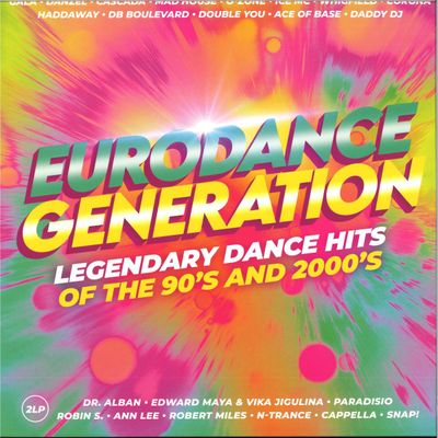 Various — EURODANCE GENERATION LP 2x12" vinyl cover