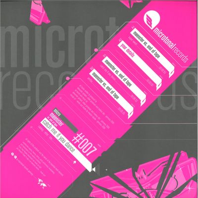 Moenster, End Of Tape — Catch Me If You Dance EP vinyl cover