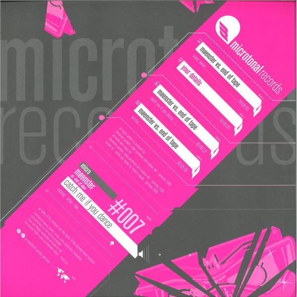 Moenster, End Of Tape — Catch Me If You Dance EP vinyl cover