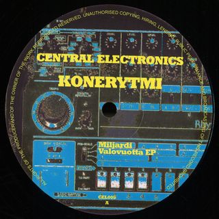Konerytmi — Miljardi Valovuotta EP vinyl cover