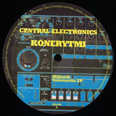 Konerytmi — Miljardi Valovuotta EP vinyl cover