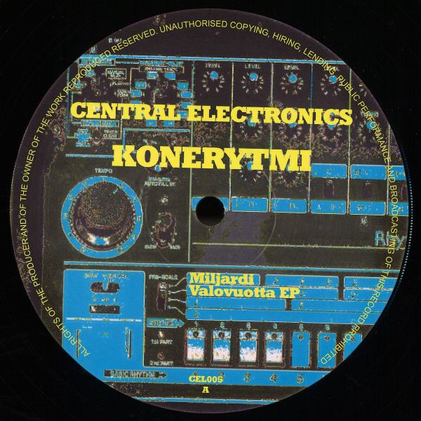Konerytmi — Miljardi Valovuotta EP vinyl cover