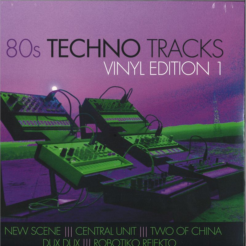 Various — 80s Techno Tracks - Vinyl Edition 1 vinyl cover