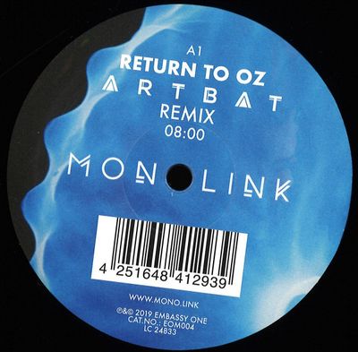 Monolink — Remixes vinyl cover