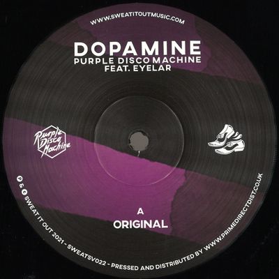 Purple Disco Machine Featuring Eyelar — Dopamine vinyl cover