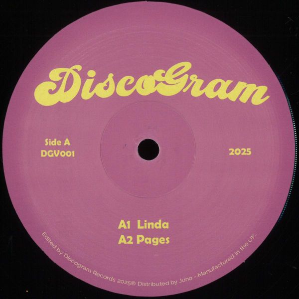 Discogram — DGV 001 vinyl cover